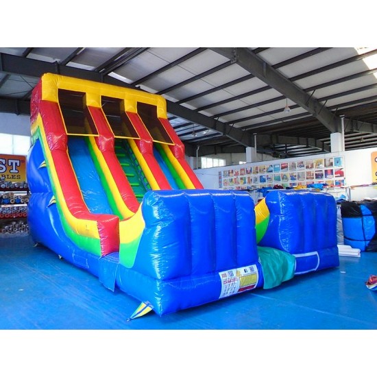 Inflatables Double Lane Slide