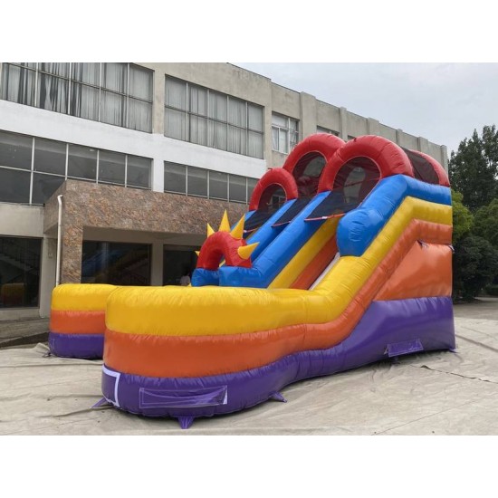 Double Splash Inflatable Slide